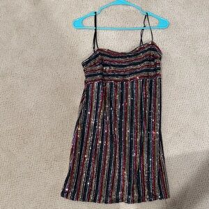 Altar'd State Black Lined Dress Label